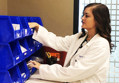 An on-site pharmacist provides expert and compassionate care